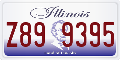 IL license plate Z899395