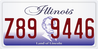 IL license plate Z899446