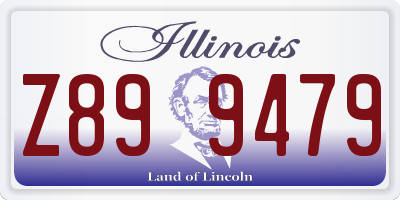 IL license plate Z899479