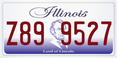 IL license plate Z899527