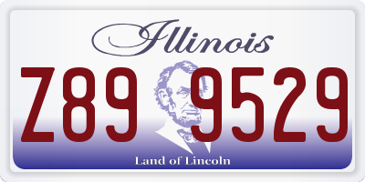 IL license plate Z899529