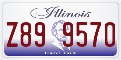 IL license plate Z899570