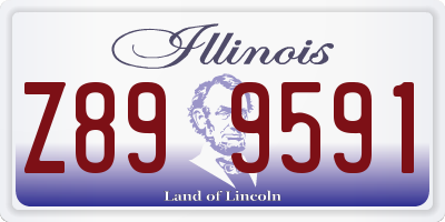 IL license plate Z899591