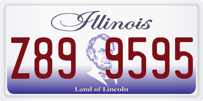 IL license plate Z899595