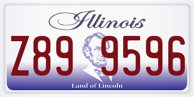 IL license plate Z899596