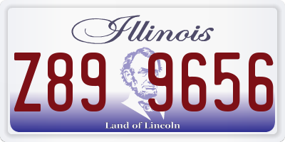 IL license plate Z899656
