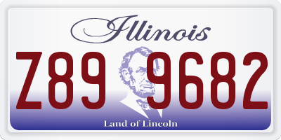 IL license plate Z899682