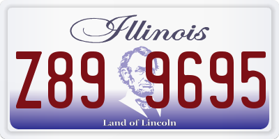 IL license plate Z899695