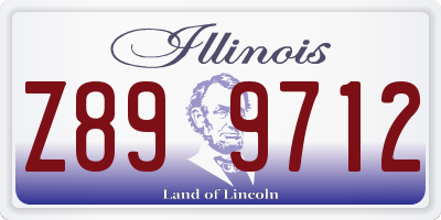 IL license plate Z899712