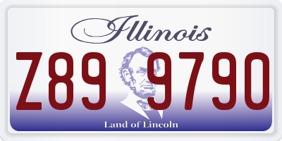 IL license plate Z899790