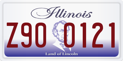 IL license plate Z900121