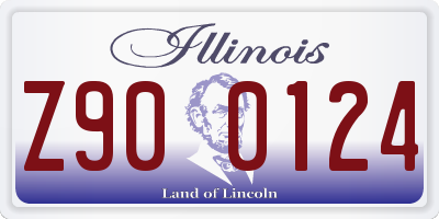 IL license plate Z900124