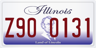 IL license plate Z900131