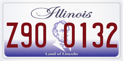 IL license plate Z900132