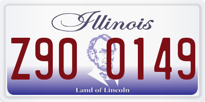 IL license plate Z900149