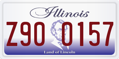 IL license plate Z900157