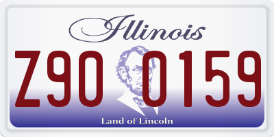 IL license plate Z900159