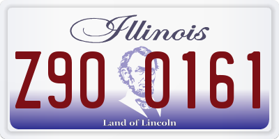 IL license plate Z900161