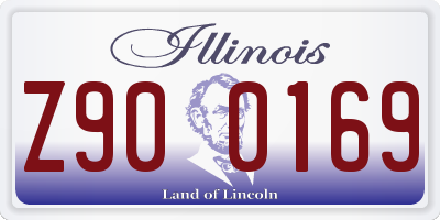 IL license plate Z900169