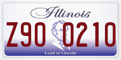 IL license plate Z900210
