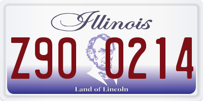 IL license plate Z900214