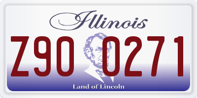 IL license plate Z900271