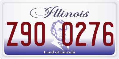IL license plate Z900276