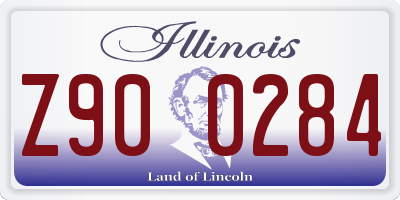 IL license plate Z900284