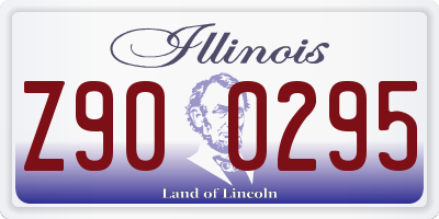 IL license plate Z900295