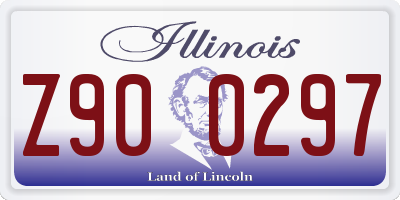 IL license plate Z900297