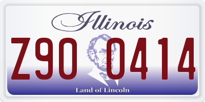 IL license plate Z900414