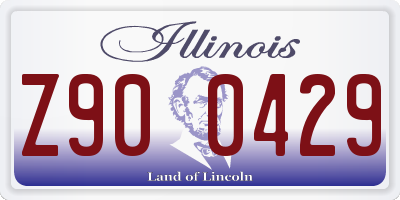 IL license plate Z900429