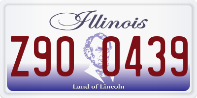 IL license plate Z900439