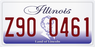 IL license plate Z900461