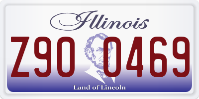 IL license plate Z900469