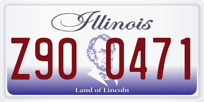 IL license plate Z900471