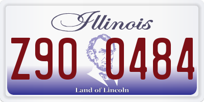IL license plate Z900484