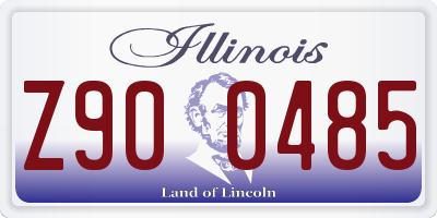 IL license plate Z900485