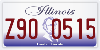 IL license plate Z900515