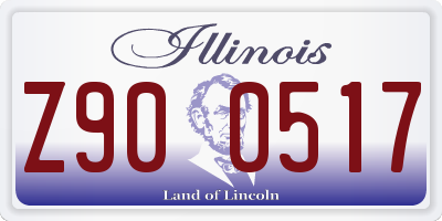 IL license plate Z900517