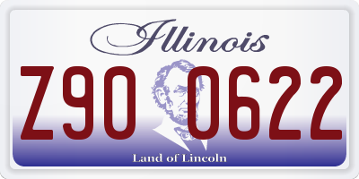 IL license plate Z900622