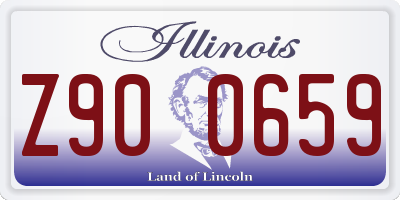 IL license plate Z900659