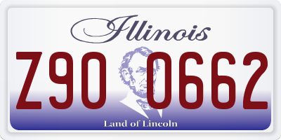 IL license plate Z900662