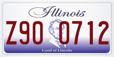 IL license plate Z900712
