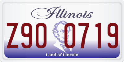 IL license plate Z900719