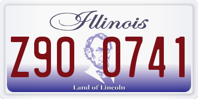 IL license plate Z900741