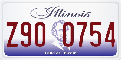 IL license plate Z900754