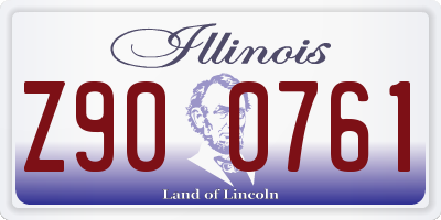IL license plate Z900761