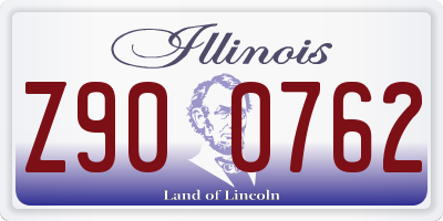 IL license plate Z900762