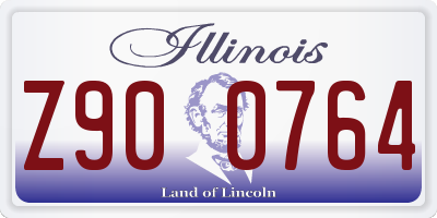 IL license plate Z900764